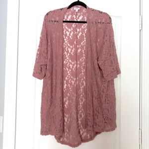 Lularoe Lindsay lace cover up